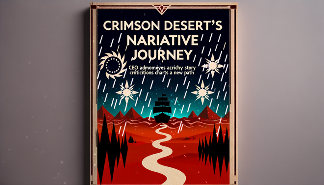 Crimson Desert’s Narrative Journey: CEO Acknowledges Story Criticisms and Charts a New Path