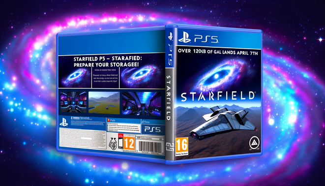 Starfield PS5: Prepare Your Storage! Over 120GB of Galactic Adventure Lands April 7th